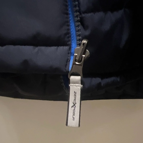 ZeroXposur Boys Light/Dark Blue Torque Systems Jacket Size 14/16 Removable Liner - Picture 3 of 8